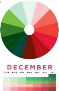 Read more about the article <strong>Colors for December (Color of the Month)</strong>