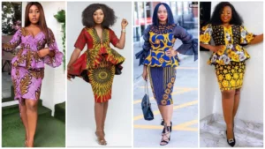 Read more about the article <strong>Ankara Pencil Skirt and Peplum Top</strong>