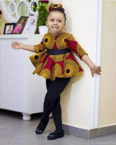 Ankara Trouser and Top for Baby Girl
