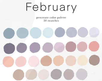 Colors for February (Color of the Month)