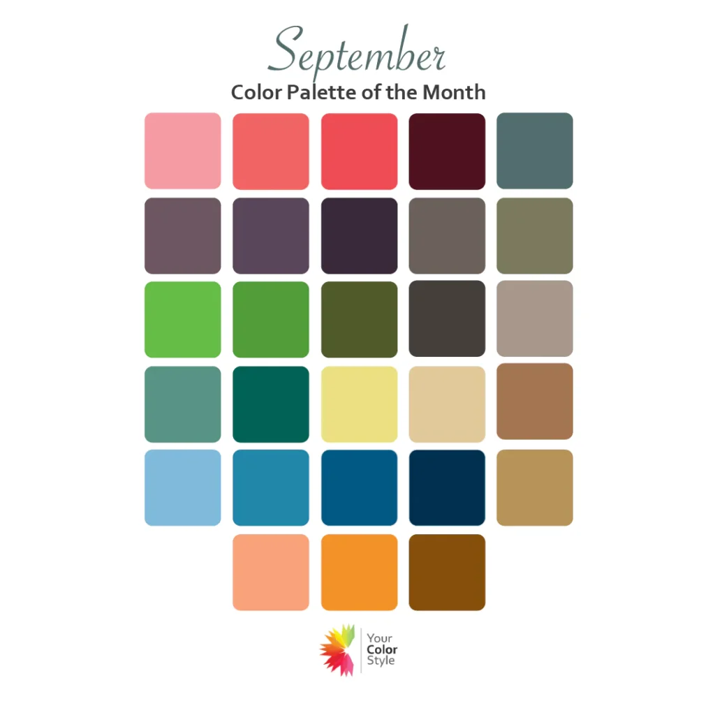 Colors for September (Color of the Month)