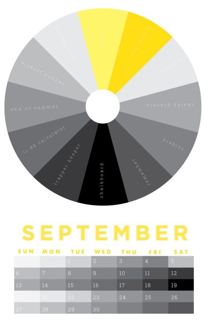 Colors for September (Color of the Month)