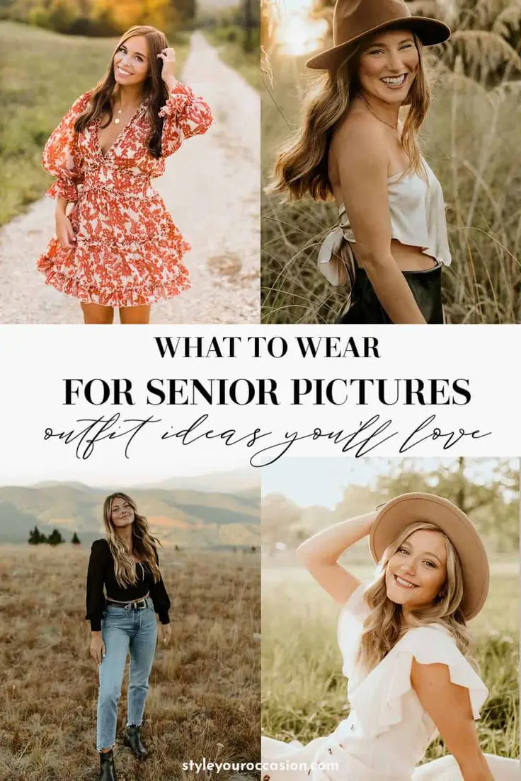 Outfits For Senior Pictures For Summer And Fall - Fashion Plus Fabric